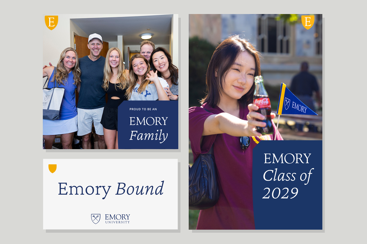 Possible social media posts of parents and students arriving at Emory University